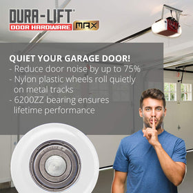DURA-LIFT Ultra-Life Max pack of 10 rollers for replacement.
