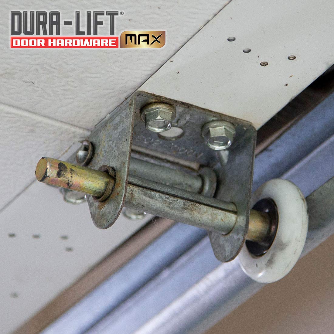 DURA-LIFT Ultra-Life Max quiet rolling reduces garage door noise.