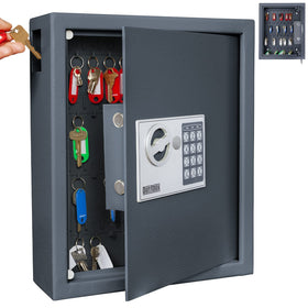 Durabox 40-keys cabinet with digital lock for secure wall-mounted storage.