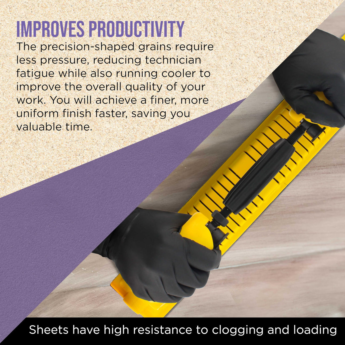 Dura-Gold 2-3/4-inch wide rolls fit air files, blocks, and hand sanding.