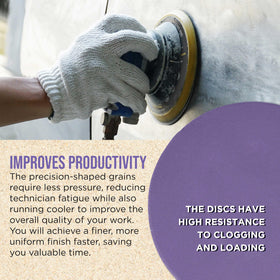 Dura-Gold disc ideal for woodworking and hardwood finishing.
