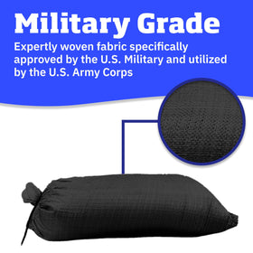 DURASACK heavy-duty bags used for erosion control and temporary barriers.
