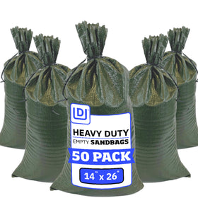 DURASACK heavy-duty sand bag with 50-lb capacity for flood protection.