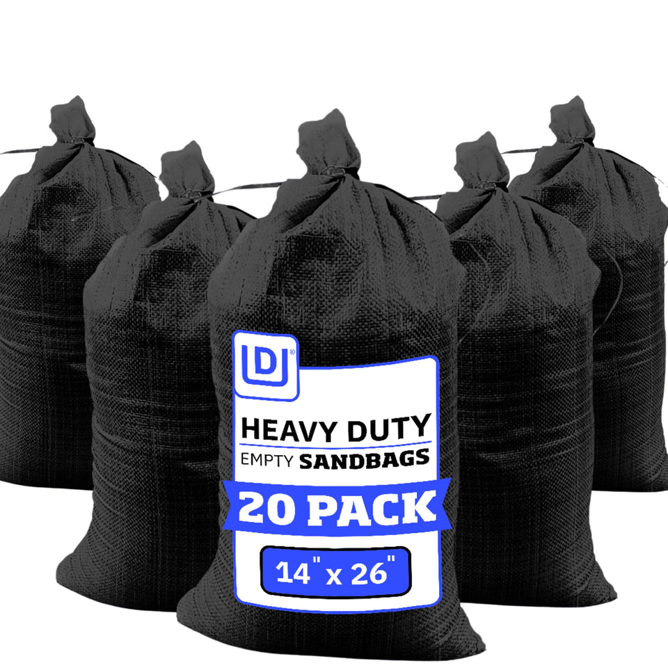 DURASACK sand bag with tie strings for quick flood barrier setup.