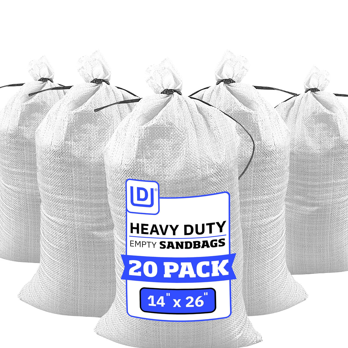 DURASACK heavy-duty sand bag 14x26 empty for flood control and quick deployment