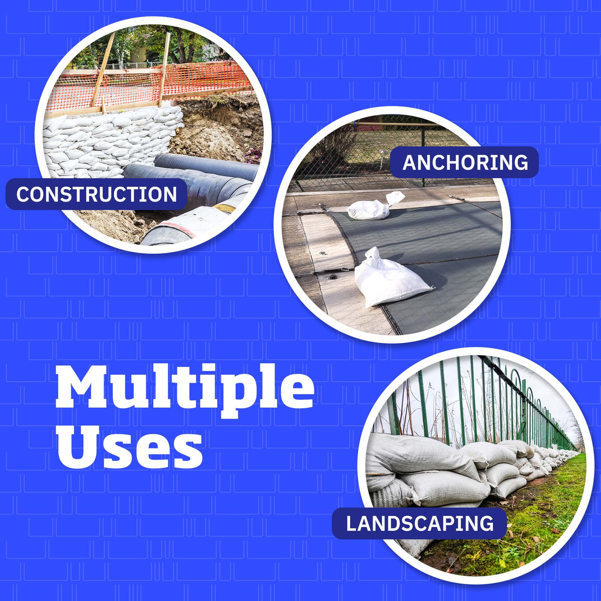 DURASACK utility sand bag designed for erosion control and temporary fencing