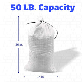 DURASACK woven polypropylene bags demonstrate durability in harsh weather.