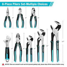 DURATECH 10-inch groove joint pliers for versatile reach.