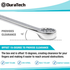 DURATECH 12-point box-end with offset for added clearance