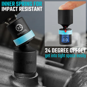 DURATECH 2-inch extension bars extend reach for deep spaces.