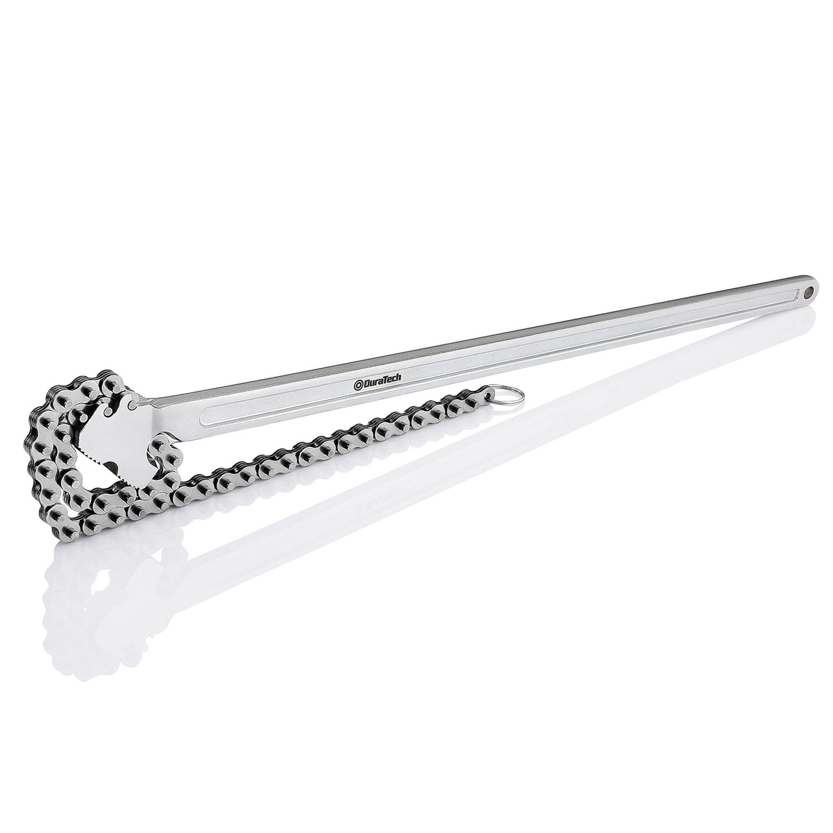 DURATECH 24-Inch chain wrench extended-handle for increased leverage.