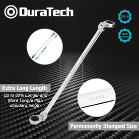DURATECH 36.5 cm wrench length highlights torque potential in tight spaces