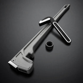 DURATECH 36-inch wrench in home plumbing use demonstrates professional-grade performance