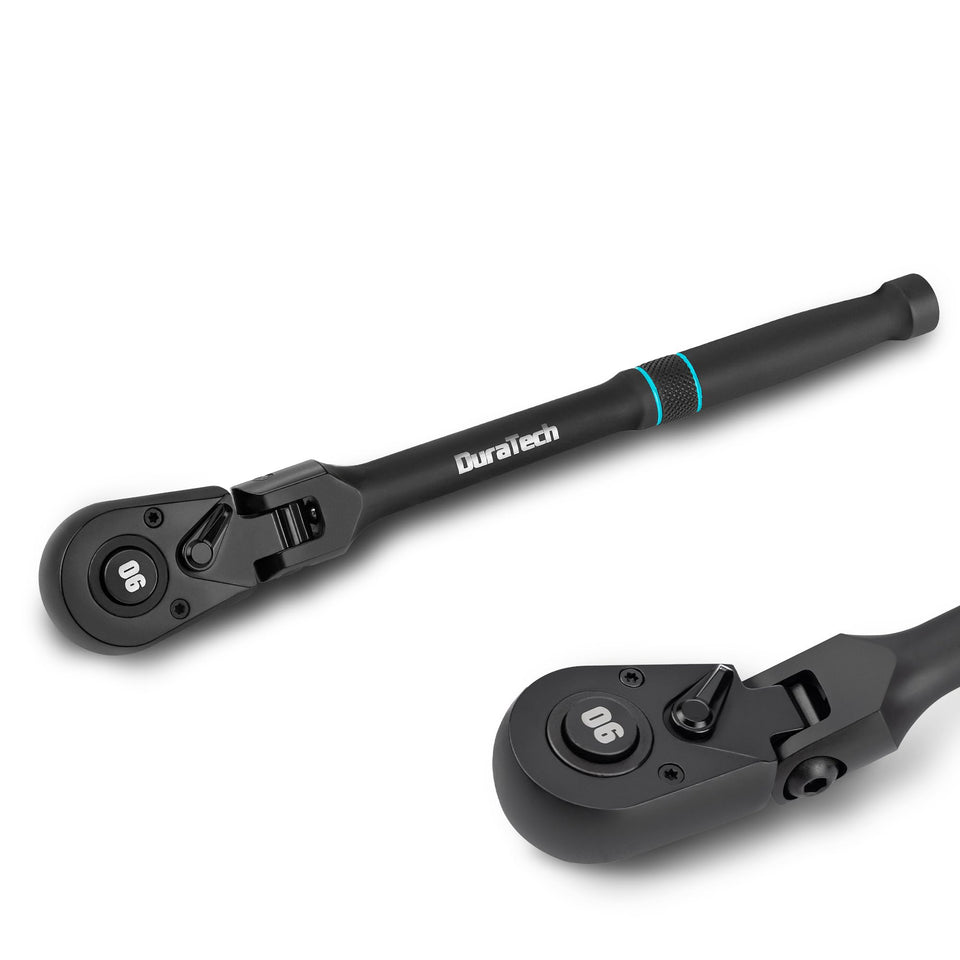 DURATECH 3/8-inch flex-head ratchet with 180° swivel for engine bays