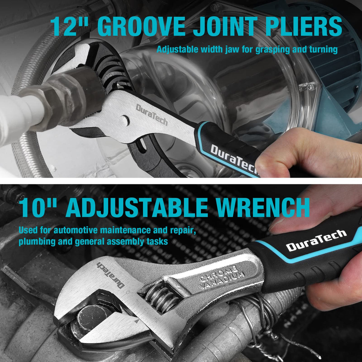 DURATECH 6-inch diagonal pliers for trimming metal.