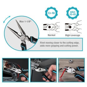 DURATECH 6-inch slip joint pliers adjustable for different angles