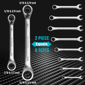 Close-up of DURATECH 72-tooth ratchet for precise, quick turns