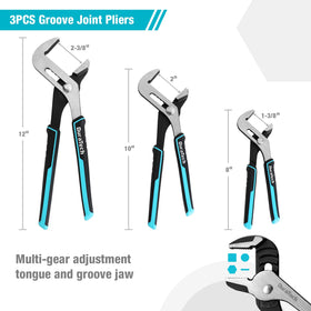 DURATECH 8-inch linesman pliers for wire cutting.