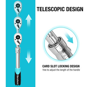 Duratech 90-tooth gear close-up for smooth, precise ratcheting in confined areas