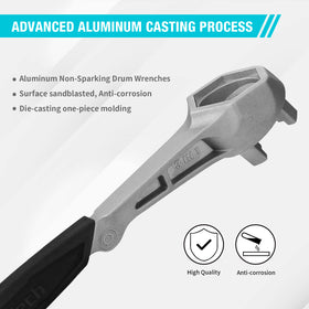 Duratech aluminum construction provides durability with lightweight handling.