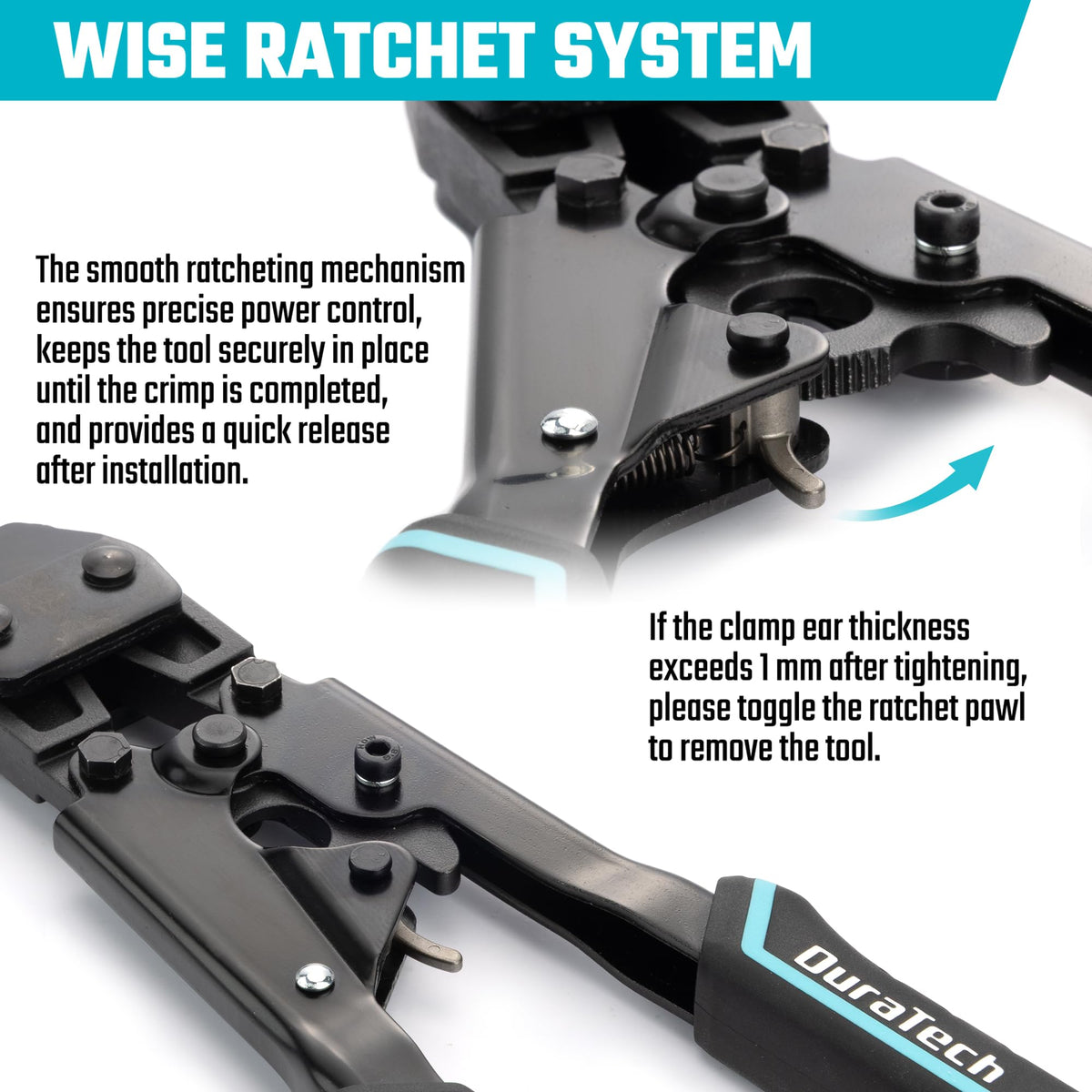 DURATECH tool with ASTM F2098 compatibility for versatile residential and commercial PEX work.
