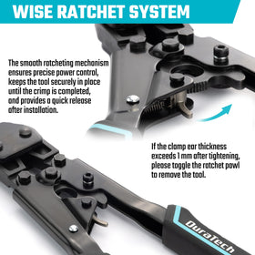 DURATECH tool with ASTM F2098 compatibility for versatile residential and commercial PEX work.