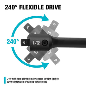CR-MO head delivers hardness and longevity for tough fasteners