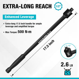 DURATECH CR-MO head highlights hardness for heavy-duty loosening