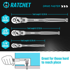 DURATECH chrome alloy finish resists corrosion for lasting durability.