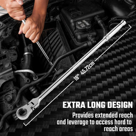 DURATECH chrome vanadium steel, heat-treated construction highlighting strength and long life.