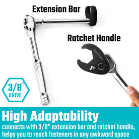 DURATECH SAE set covers common sizes for brake and fuel line work.