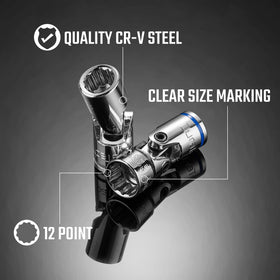 Duratech CR-V steel build ensures durable performance.