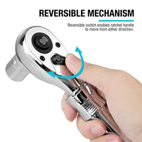 Duratech cushion grip handle provides comfortable, slip-resistant control during use