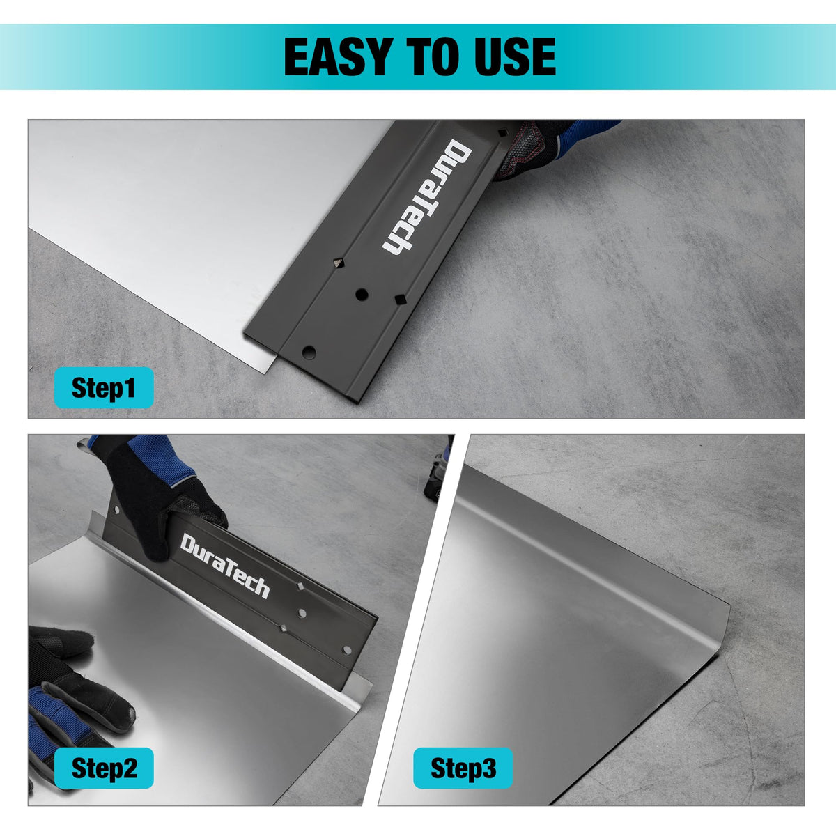 DURATECH duct bending in-use scene showcases efficient HVAC applications.