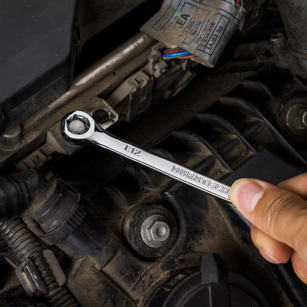 DURATECH chrome finish resists corrosion and wipes clean after use
