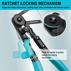 DURATECH ergonomic anti-slip handles reduce fatigue during long repairs.