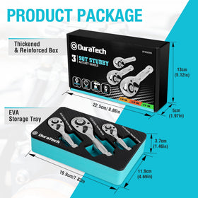 DURATECH ergonomic handle closeup highlights comfortable non-slip grip.