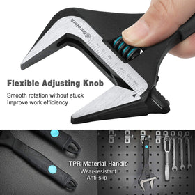 DURATECH ergonomic rubber grip improves comfort during use.