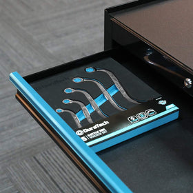 DURATECH EVA foam organizer keeps wrenches secure and portable.