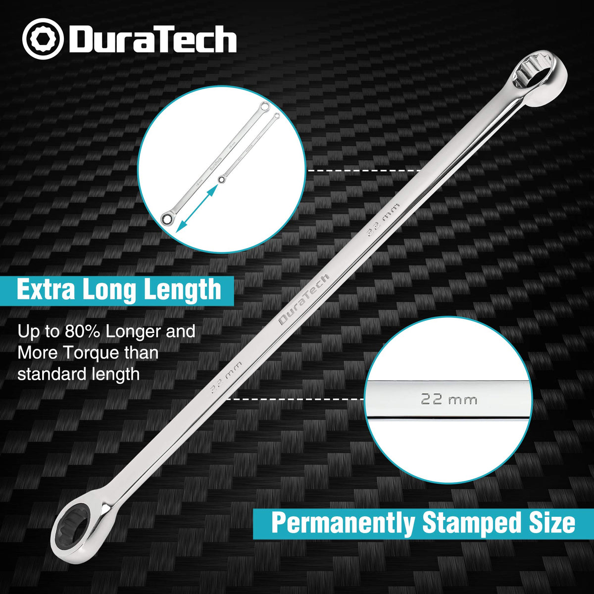 DURATECH EVA foam organizer keeps wrenches neatly stored.