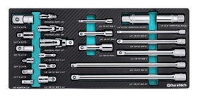 DURATECH extension bars for 1/4 drive with long reach