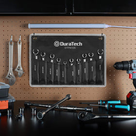 DURATECH wrenches with double sided size stamps for quick identification