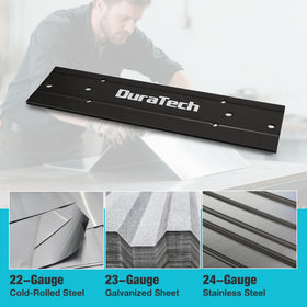 DURATECH fold-depth one-inch plate close-up highlights versatile bending options.