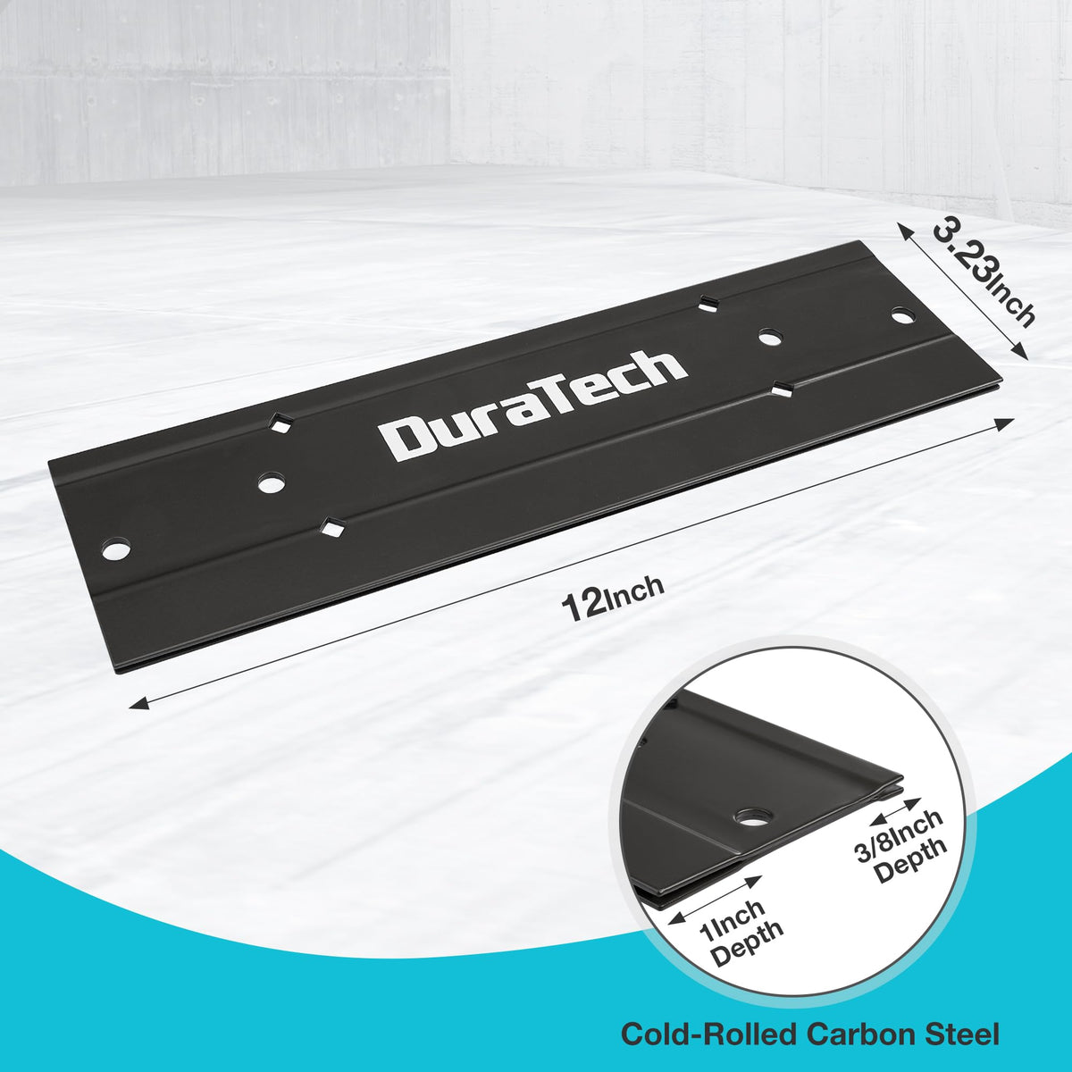 DURATECH fold-depth three-eighth-inch plate detail enables precise duct bends.
