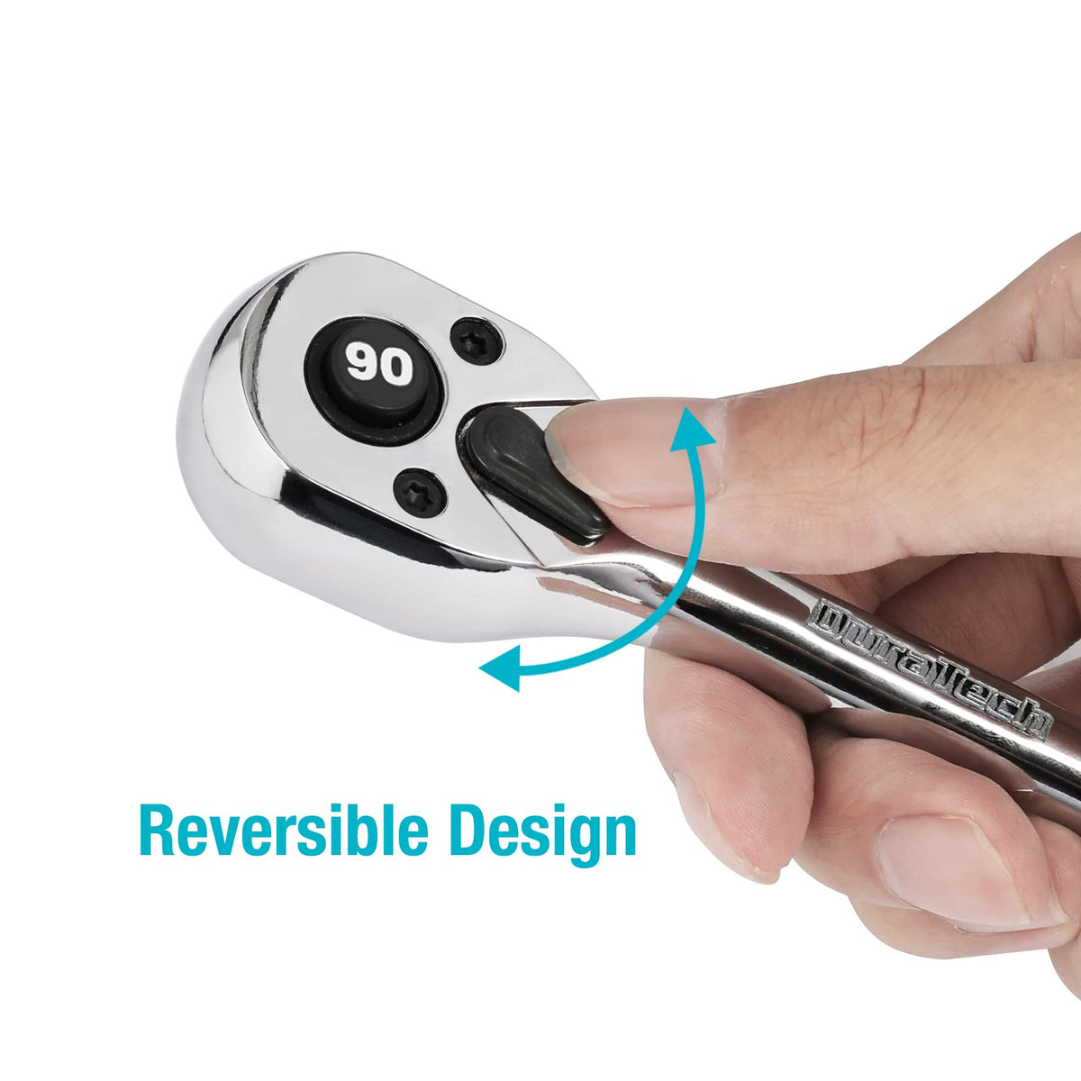 DURATECH forward/reverse switch facilitates flexible operation during tasks.