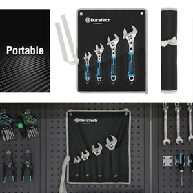 DURATECH rolling kit bag image emphasizing portable storage