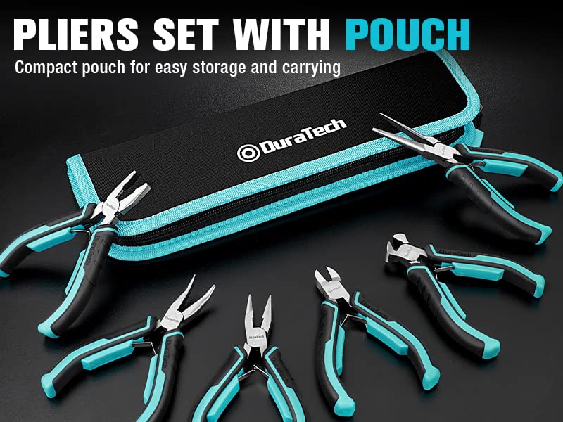 DURATECH end-cutting mini pliers for flush wire cuts in electronics