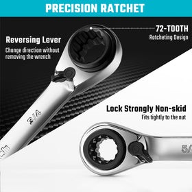 Mirror-polished finish on a DURATECH wrench for a professional look