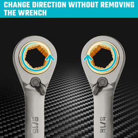 DURATECH nickel-plated finish resists corrosion during maintenance tasks.