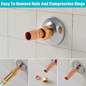 DURATECH tool removes old compression fittings without damaging nearby connections.